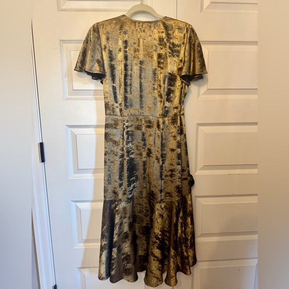 Chelsea28 Gold and Black High Low Dress - Picture 6 of 6